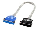 UV Reactive Blue Silver Braided 18in Single IDE ATA133 Cable
