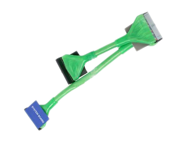 [CBID01183GT] UV Green 18in Dual IDE Cable 0-12-18 3-connector