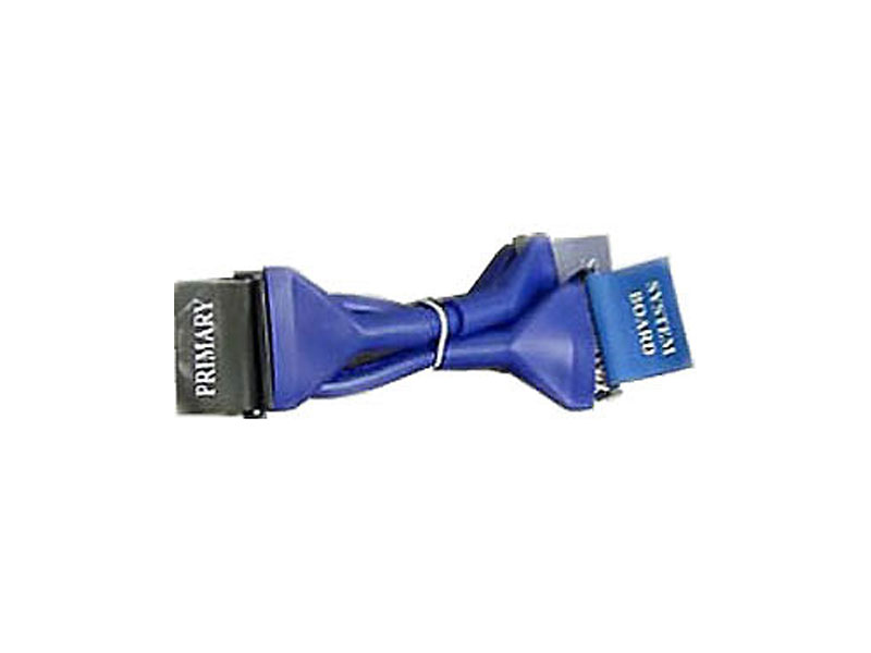 [CBID01243BU] Blue 24in Dual IDE ATA133/100/66/33 Round Shielded Cable