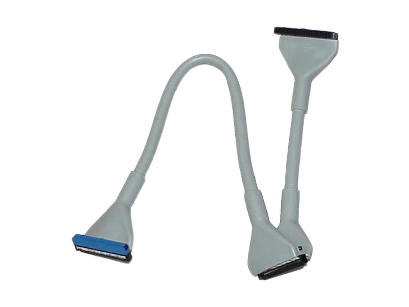[CBID01243GY] Grey 24in Dual IDE ATA133/100/66/33 Round Shielded Cable