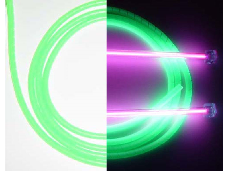 [CBMI01SW38GN] Green UV Reactive Neon Spiral Wrap, 3/8in OD, Price per 1 ft