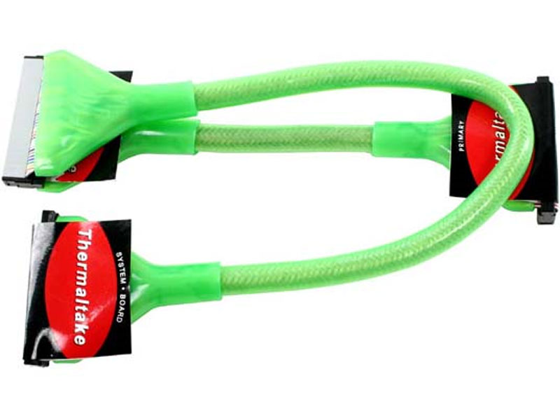 [CBIDTT2077] Thermaltake A2077 UV Green 24" IDE ATA Cable