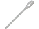 Nylon Beaded Tie, 8 inch, for 0-2.5in Diameter Cables