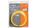 Vantec CSK-80UV-YL Cable Sleeving Kit, YELLOW UV