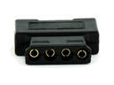 [CBPO01SAMO] SATA 15pin to IDE Molex 4pin Power Converter Cable Adapter