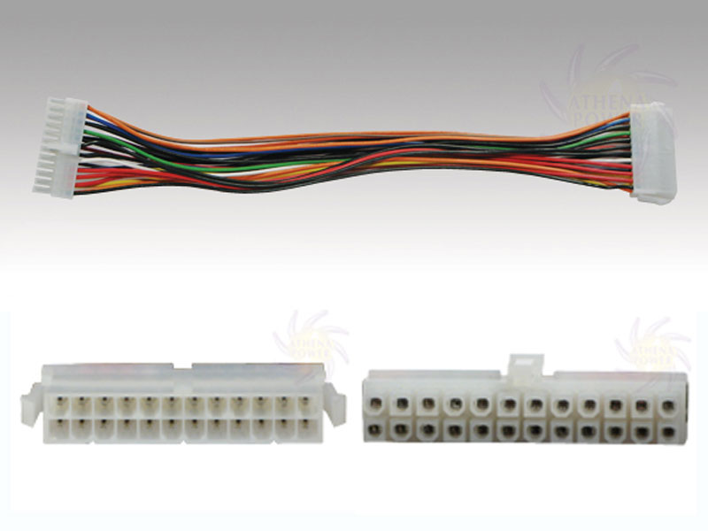[CBPO0124EX] Cable-AD08 EPS-12V Power Supply 24pin Extension Cable, 14 inch