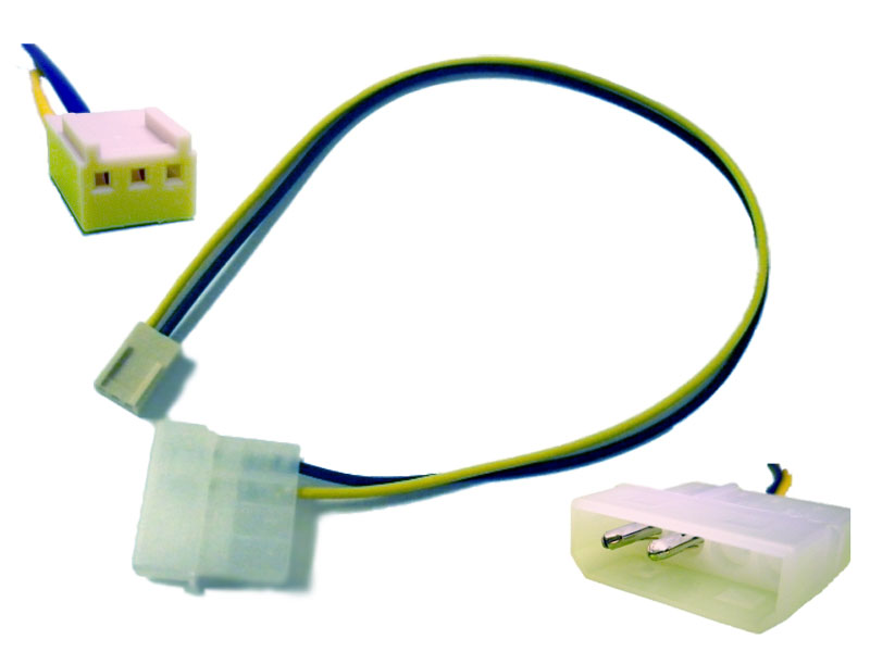 [CBPO01F43B] 4pin - 3pin Fan Power Adapter Cable *not for general use!*