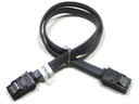 BLACK 10in SATA II 3Gbs Cable Straight to Straight BLACK