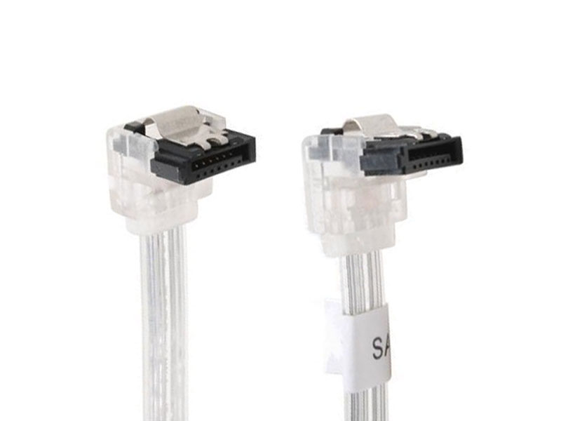 [CBSAOK1DSI] SILVER SATA II 3Gbs Cable 10in Right to Right SILVER