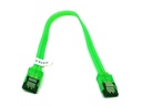 UV GREEN SATA II 3Gbs Cable 10in Straight to Straight UV GRN