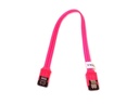 UV RED SATA II 3Gbs Cable 10in Straight to Straight UV RED