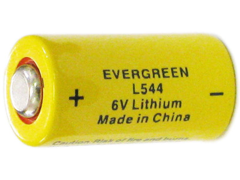 [BALIEVL544] Evergreen L544 Lithium Battery 6V Button Top, Bulk Packaging