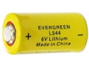 [BALIEVL544] Evergreen L544 Lithium Battery 6V Button Top, Bulk Packaging