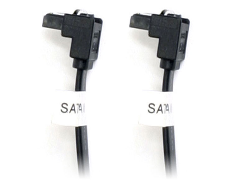 [CBSAOK2DBK] BLACK SATA II 3Gbs Cable 24in Right to Right BLACK