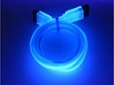 UV BLUE SATA II 3Gbs Cable 24in Right to Right UV BLUE