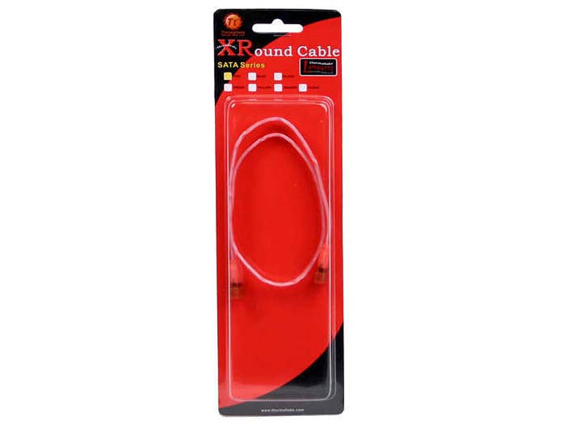 [CBSATT2095] Thermaltake A2095 XRound UV Red 18" SATA Cable
