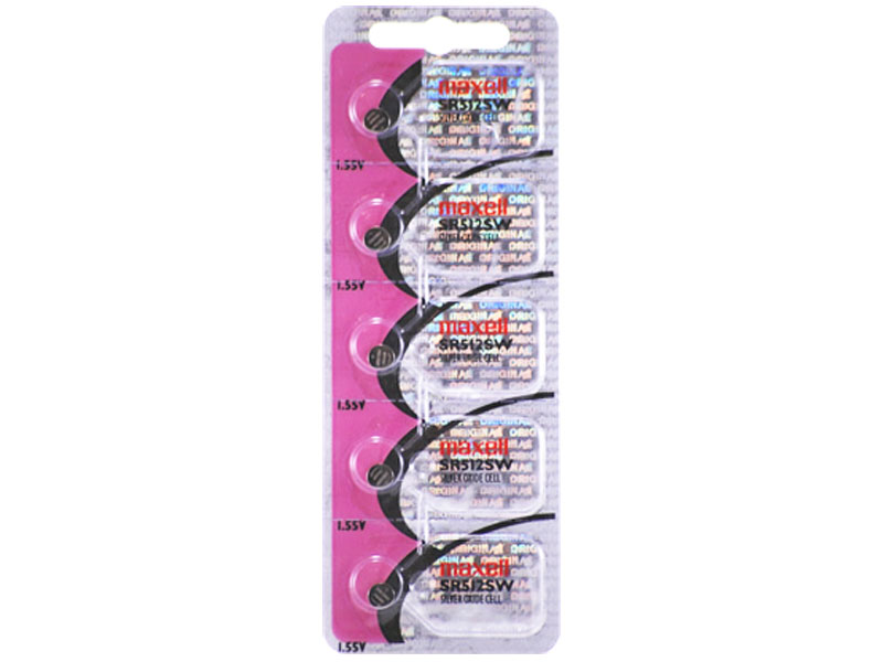 [BASOMA335] Maxell 335 SR512SW 1.55V Silver Oxide Micro Coin Battery 1PC