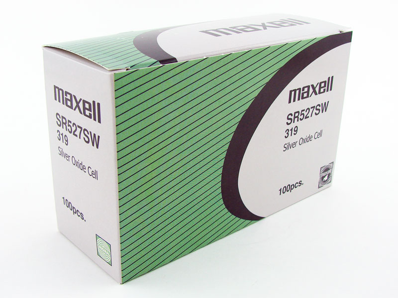 Maxell 319 SR527SW 1.55V Silver Oxide Micro Coin Battery 1PC