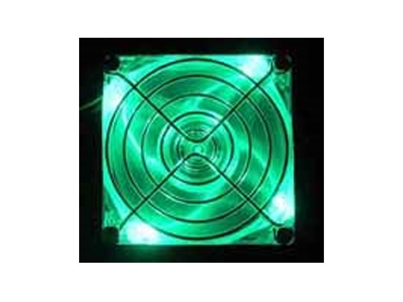 [FA12014LG] Quad Green LED 120mm x 25mm Ball Bearing Case Fan, Retail