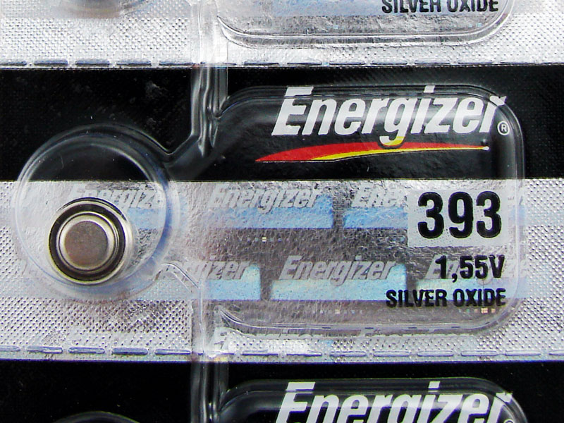 [BASOEN393] Energizer 393 1.55V Silver Oxide Coin Battery