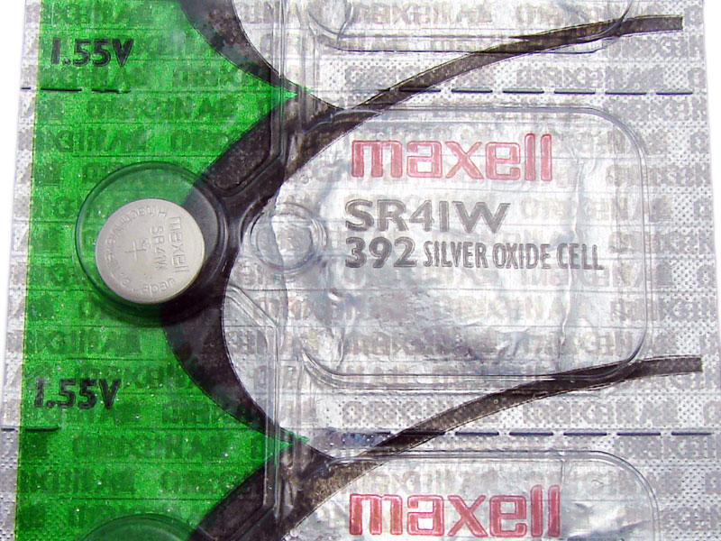 [BASOMA392] Maxell 392 SR41W 1.55V Silver Oxide Micro Coin Battery 1PC