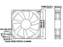 [FA12TT1280] Thermaltake A1280 120mm x 25mm Case Fan, Retail