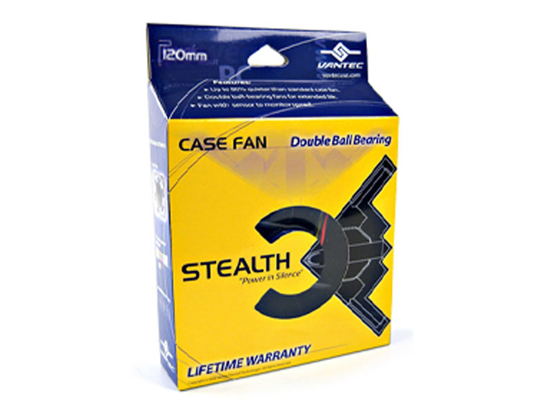 Vantec SF12025L Stealth Fan 120mm x 25mm Dbl Ball Brg Retail