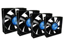Vantec Thermoflow 120mmx25mm Fan 2Ball Brg Variable RPM by T