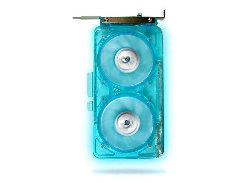 Vantec SP-FC70-BL UV LED Blue Spectrum Fan Card