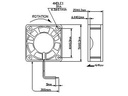 [FA50TM2PH3] Top Motor Fan 50mm x 20mm Ball Bearing High RPM 3pin