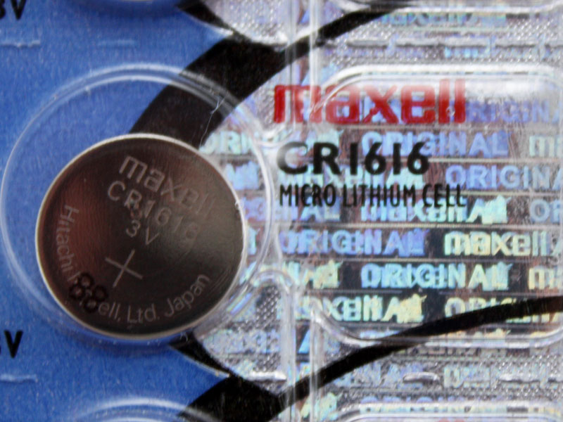 Maxell CR1616 Lithium Coin Cell Battery qty 1, Blister Pack