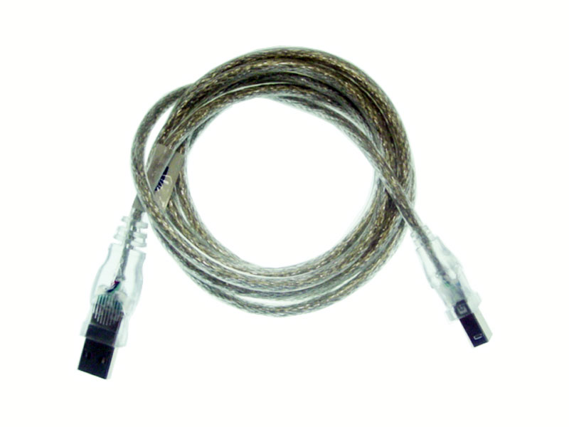 [CBUS0106SI] USB Cable Silver Clearcoat 6ft A-Male / B-Male