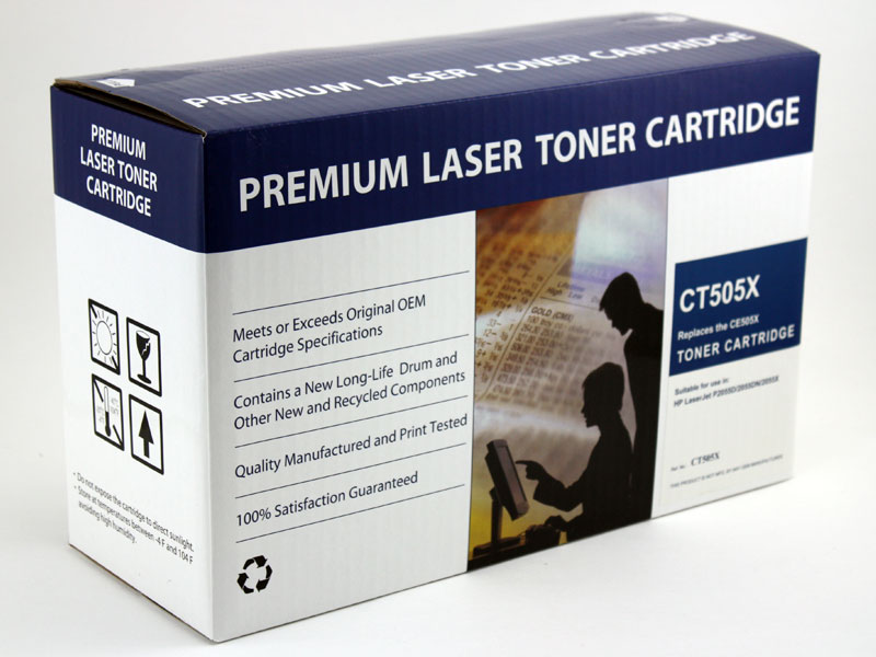 HP CE505X ( HP 05X ) Compatible High Yield Black Toner Cartr