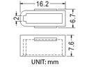 [CBSA01PC7] SATA 7pin Data Cable End Connector Cover Protective Cap