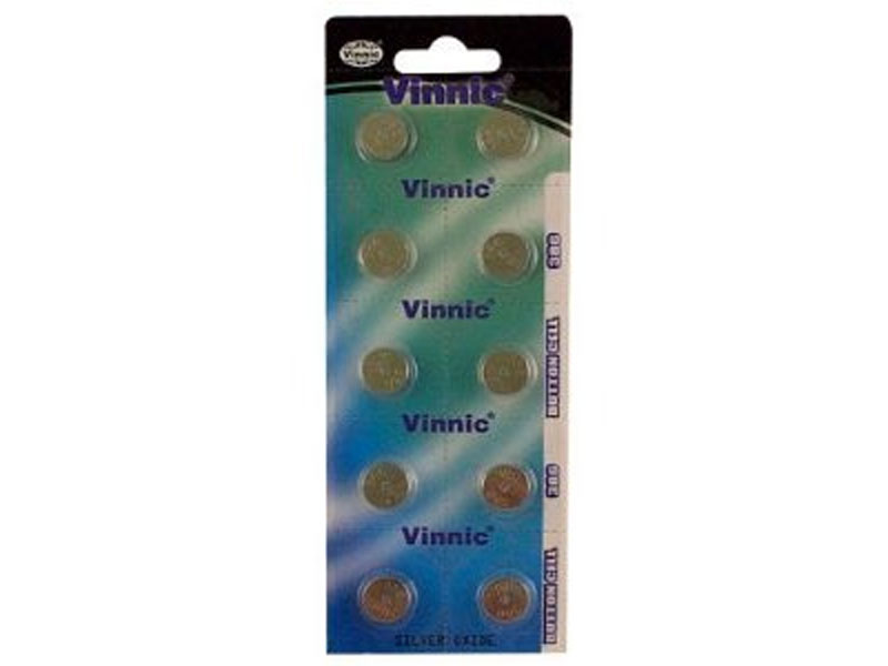 [BASOVI386] Vinnic 386 Silver Oxide Battery S1142S, Single Battery