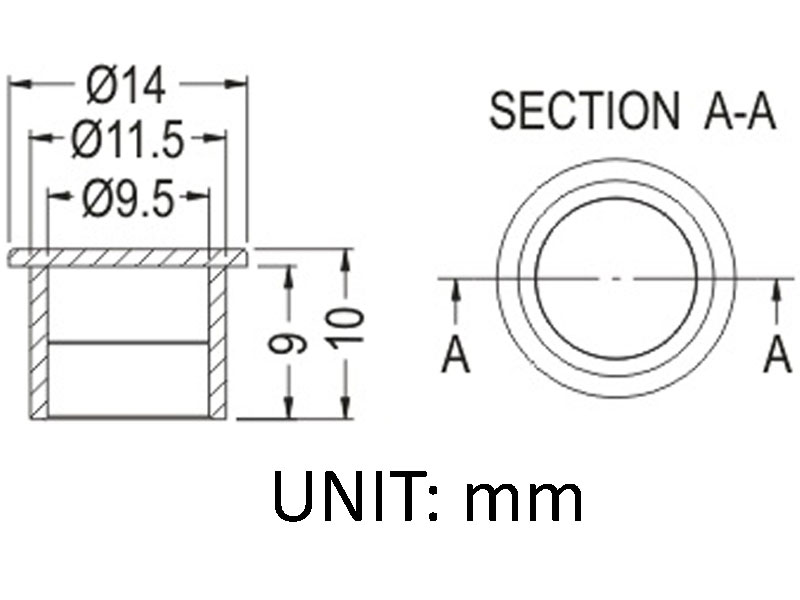 Coaxial Jack Connector Plastic Cap Protective Cover
