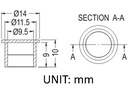 Coaxial Jack Connector Plastic Cap Protective Cover