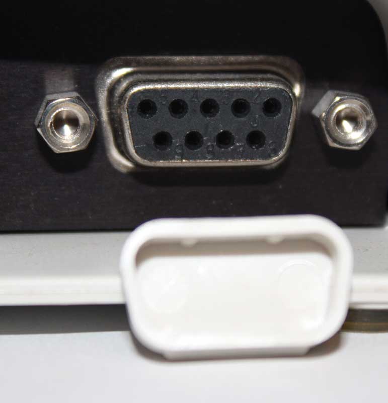 Serial Port DB9 Protective Cap, 9pin Female, Beige