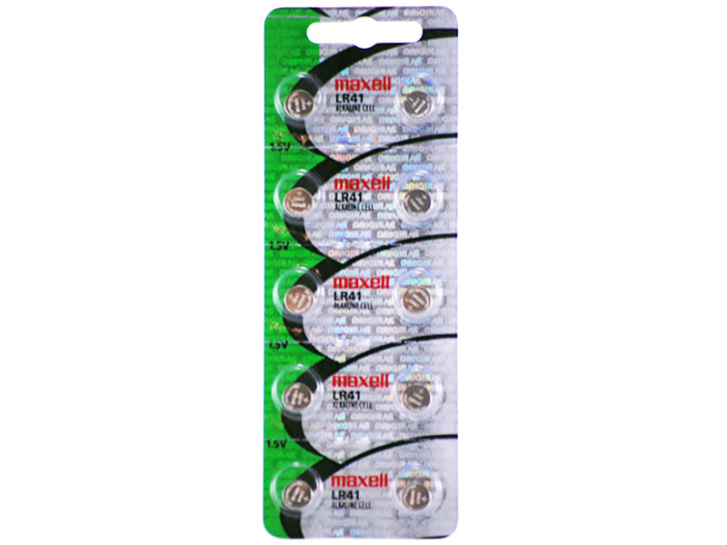[BAALMALR41] Maxell LR41 Micro Alkaline Battery Coin / Button Cell Single
