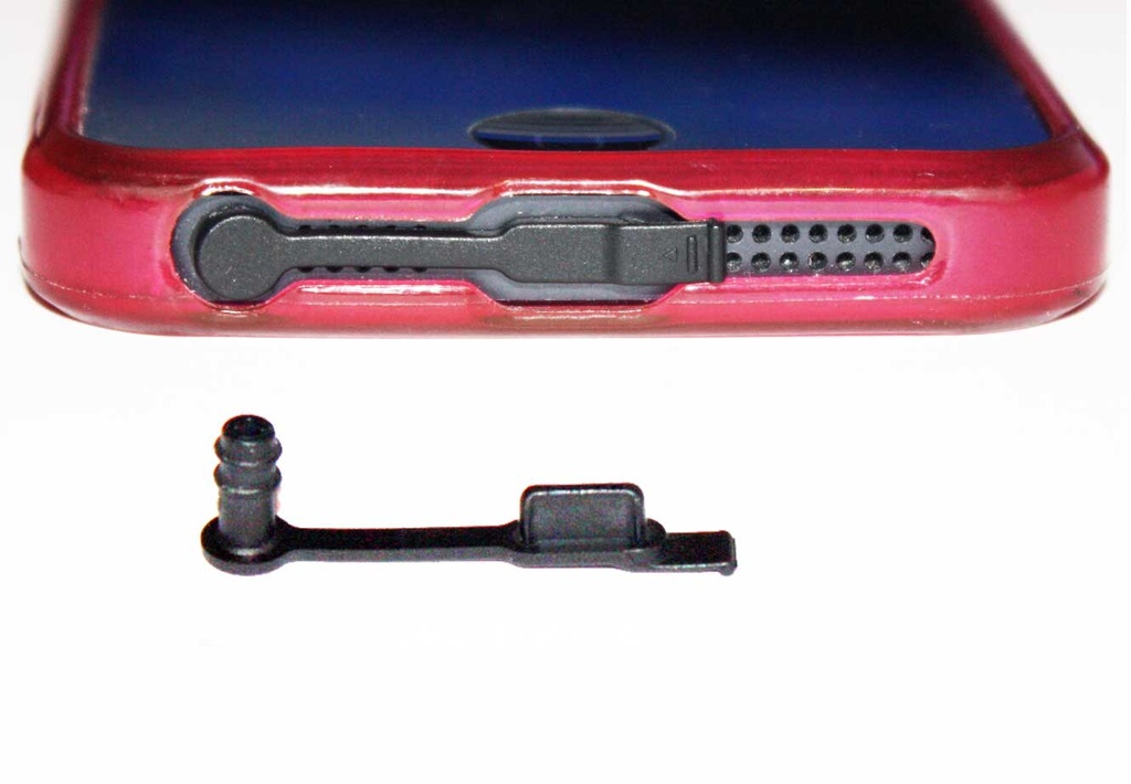 [CBAL01IP5B] Apple iPhone iPod iPad 2 in 1 Lightning Dock Port and Headphone Jack Plug Protector Cover