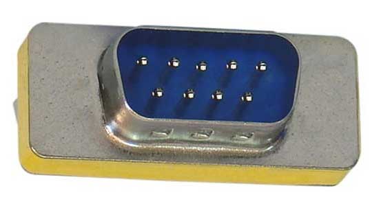 Serial Port Protective Cap, 9pin Male, Natural Translucent Color