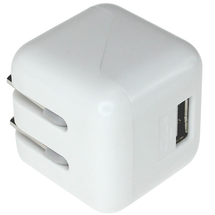USB Power Adapter AC Wall Charger 5V Output 10 Watt 2.1A,  Input 100V - 240V, 60-60Hz