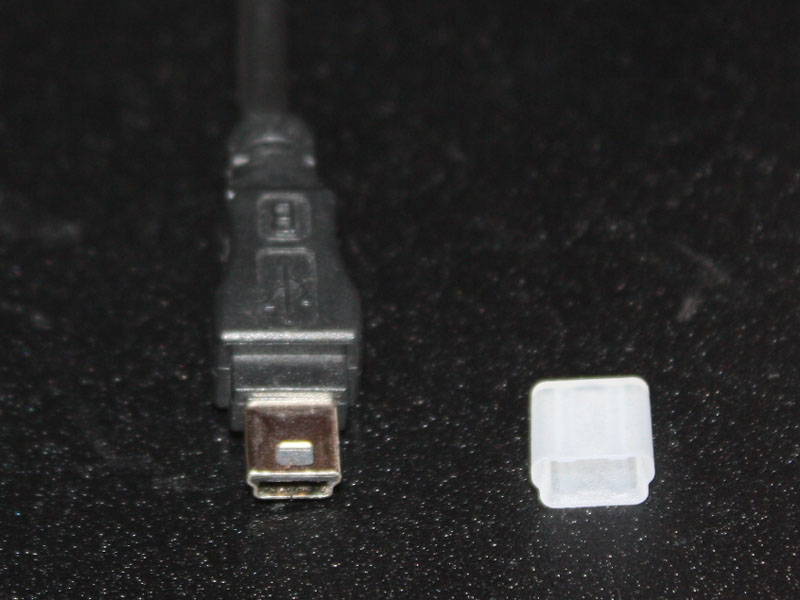 USB Mini B Cable End Cap Protective Cover
