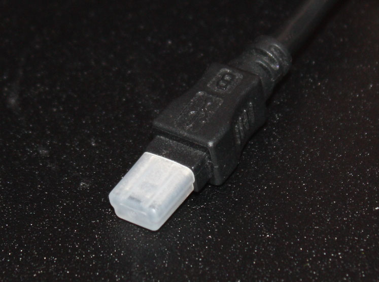 USB Mini B Cable End Cap Protective Cover