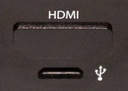 HDMI Port Jack Cover, Protective Cap, Flat Face, Small Flange, Type 3, Black