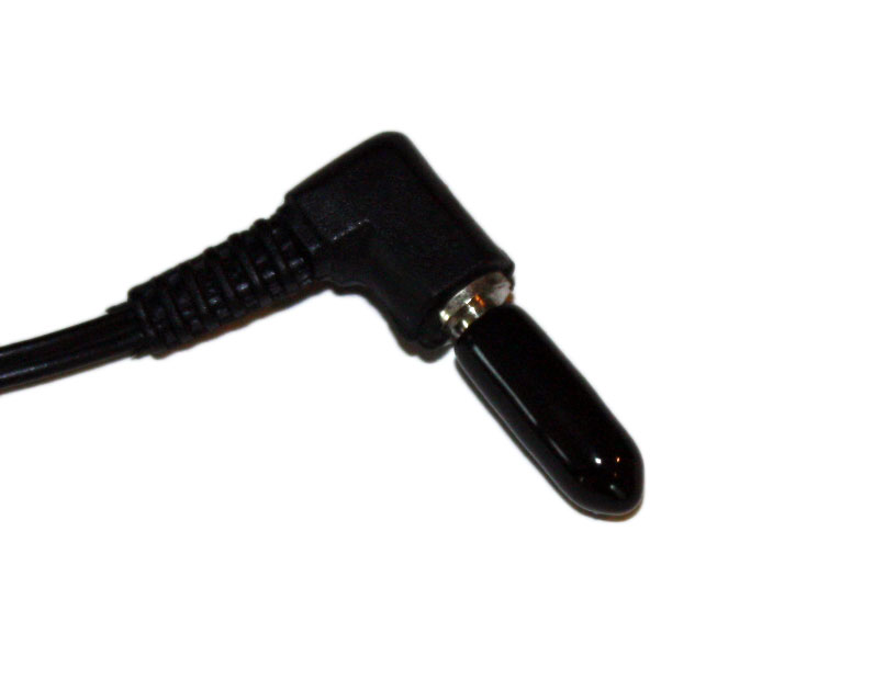 3.5mm Audio Male Cable End Cover Cap, Soft PVC, Black