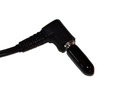 3.5mm Audio Male Cable End Cover Cap, Soft PVC, Black
