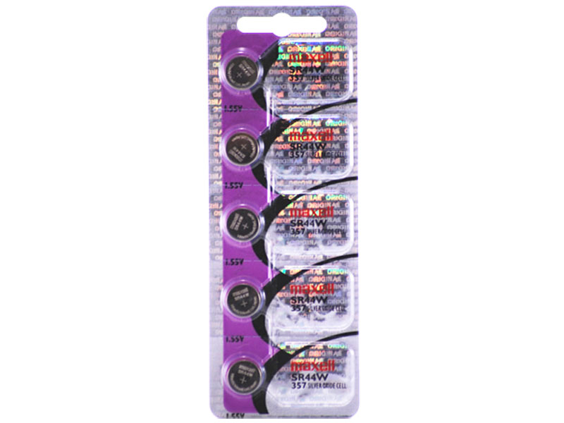[BASOMA357] Maxell 357 SR44W 1.55V Silver Oxide Micro Coin Battery