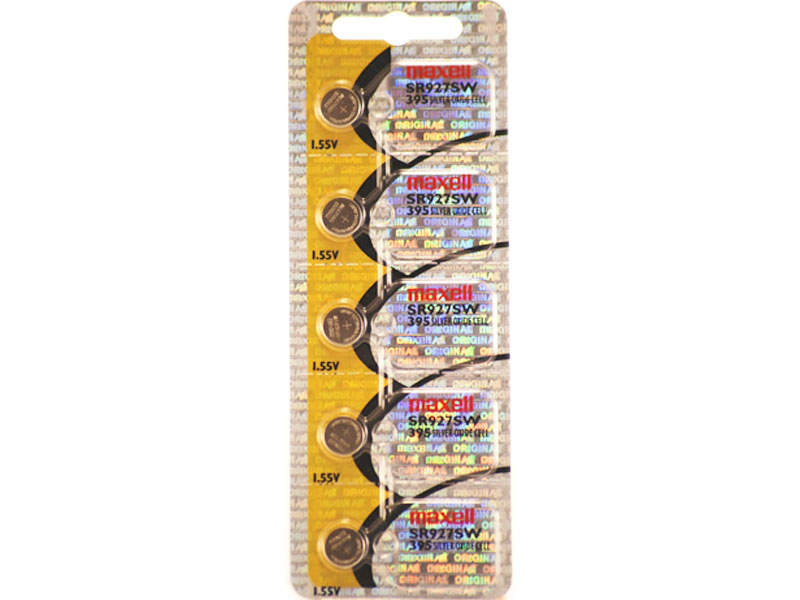Maxell 395 SR927SW 1.55V Silver Oxide Micro Coin Battery 1PC