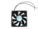 [FA80TM15BUT] Top Motor Fan 80mm x 15mm Double Ball Bearing Ultra 4k RPM 2 Wire, Bare Terminals